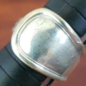 Vintage Minimalist Sterling Silverware Ring – Size 10